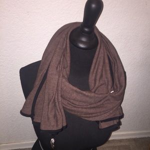 Chocolate Brown Long Scarf